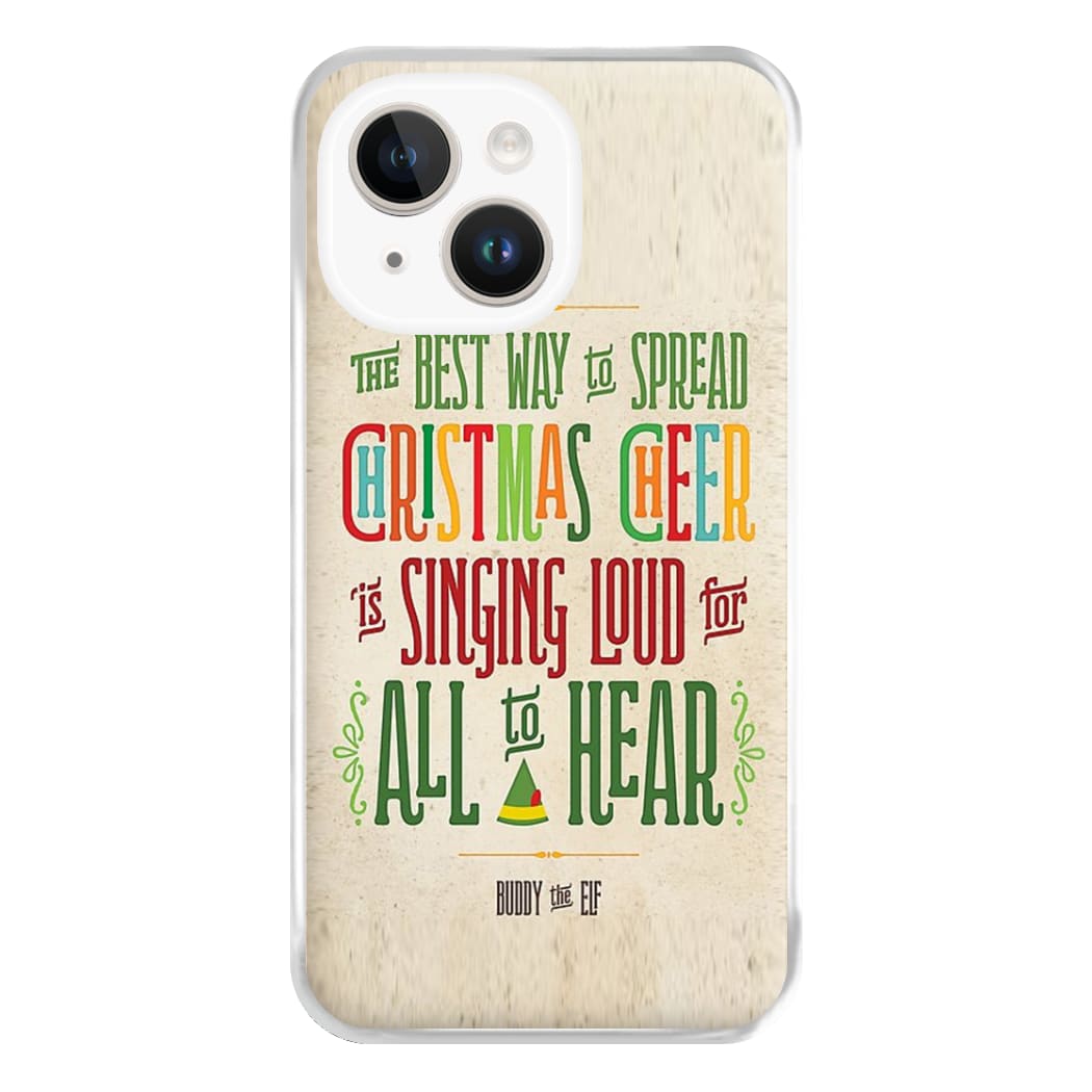 The Best Way To Spead Christmas Cheer - Elf Phone Case for iPhone 14 Plus