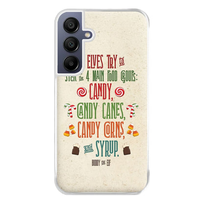 The Four Main Food Groups - Elf Phone Case for Galaxy A16