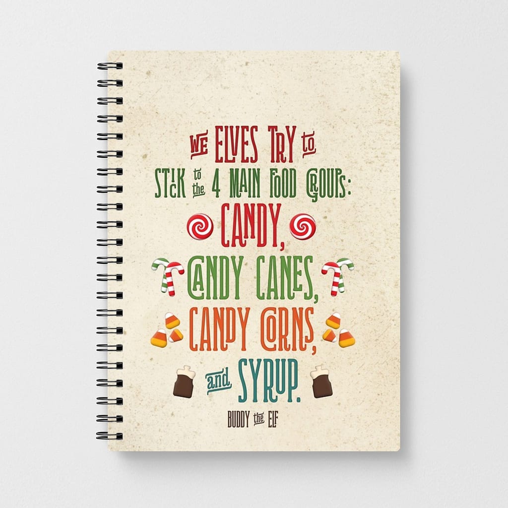 The Four Main Food Groups - Elf Notebook