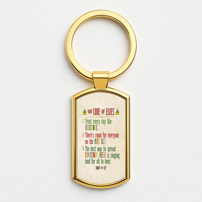 The Elf Code - Elf Gold Keyring