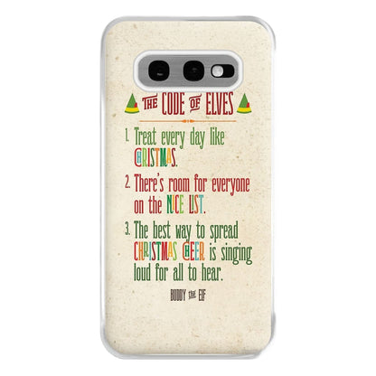 The Elf Code - Elf Phone Case for Galaxy S10e