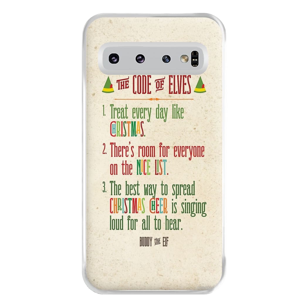 The Elf Code - Elf Phone Case for Galaxy S10 Plus