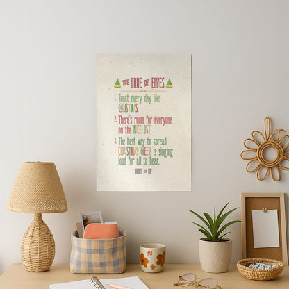 The Elf Code - Elf Art Print