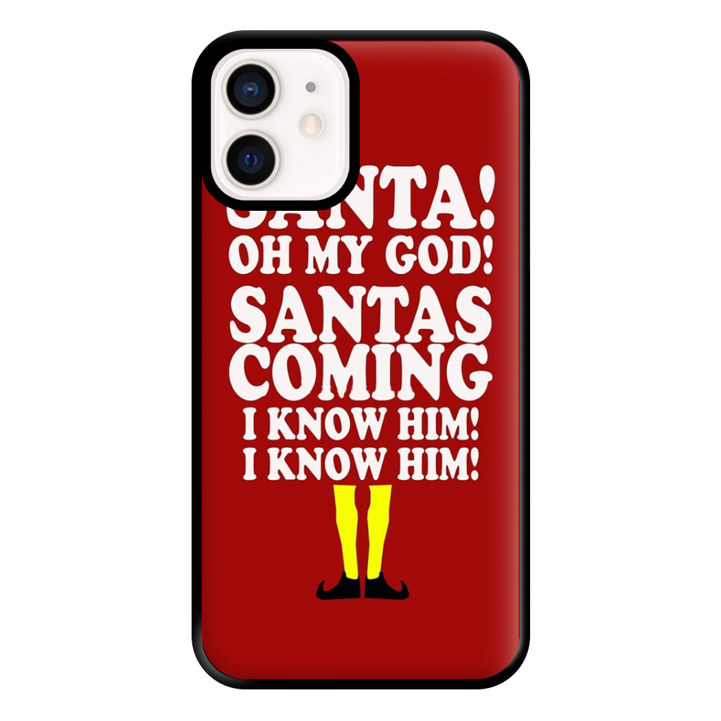 Santa's Coming - Elf Phone Case for iPhone 13 Mini