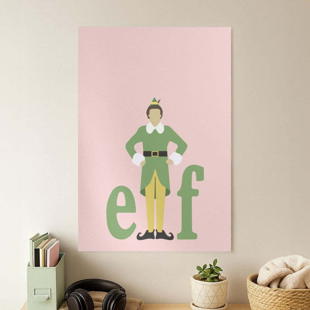 Elf Logo Poster