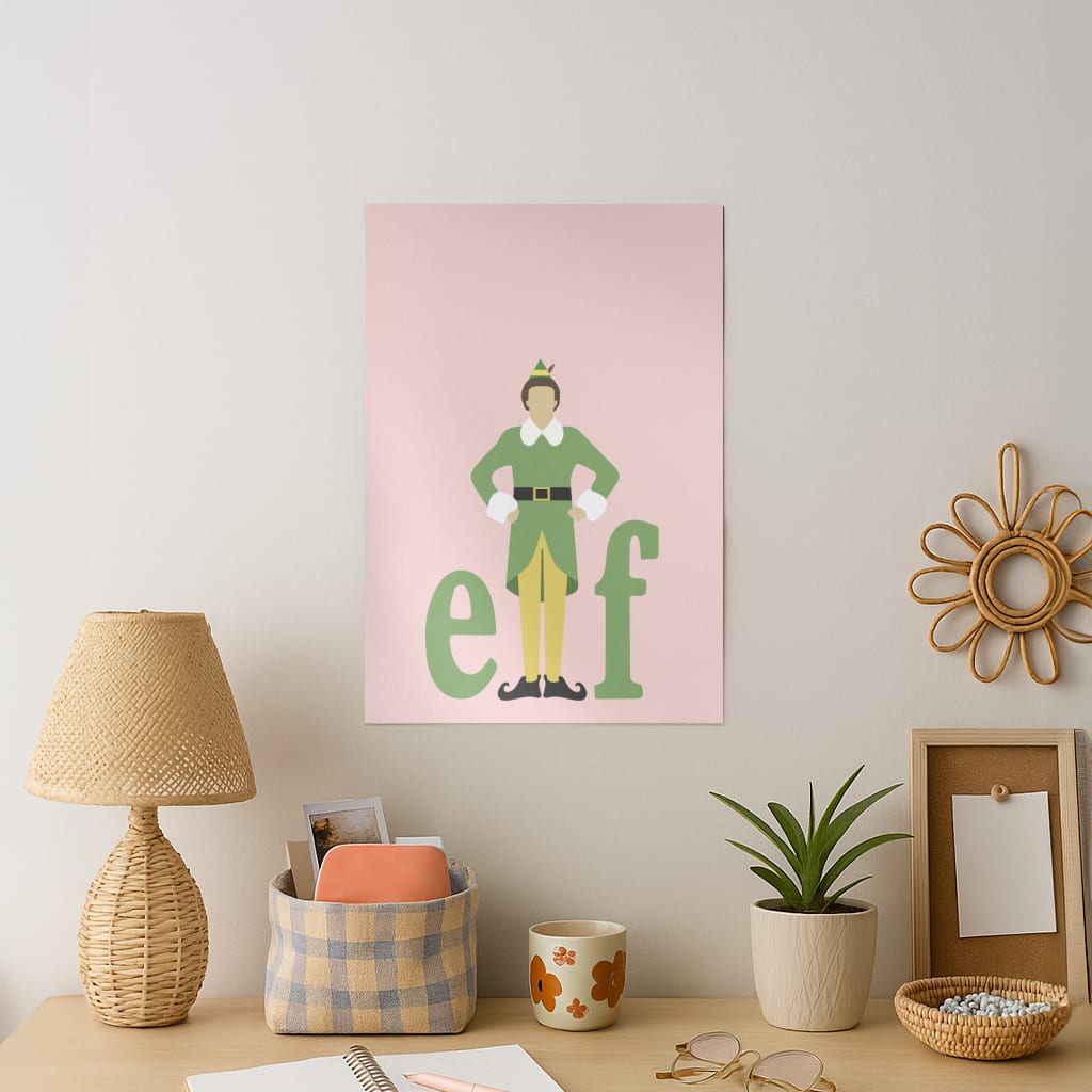 Elf Logo Art Print