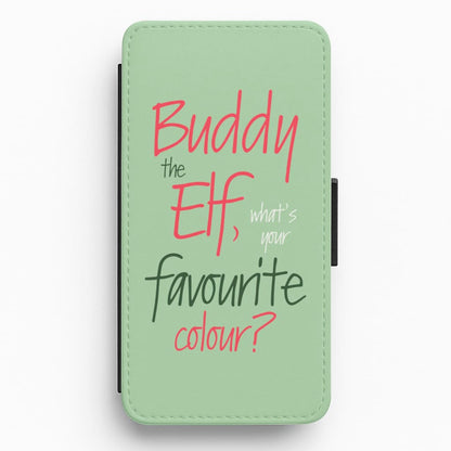 What's Your Favourite Colour - Elf Flip / Wallet Phone Case