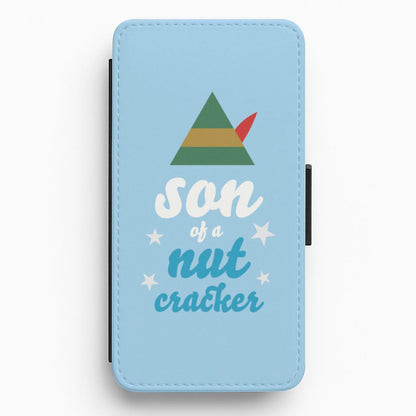 Son Of A Nut Cracker - Elf Flip / Wallet Phone Case