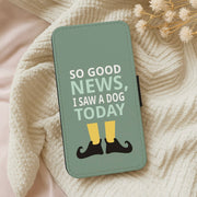 I Saw A Dog Today - Elf Flip / Wallet Phone Case 5