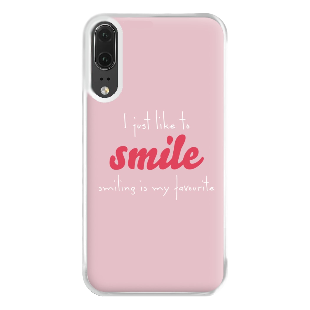 I Just Like To Smile - Elf Phone Case for Huawei P20