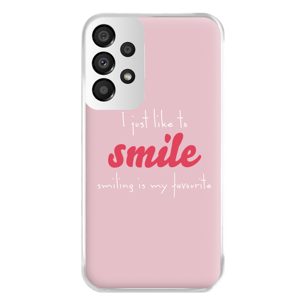 I Just Like To Smile - Elf Phone Case for Galaxy A33