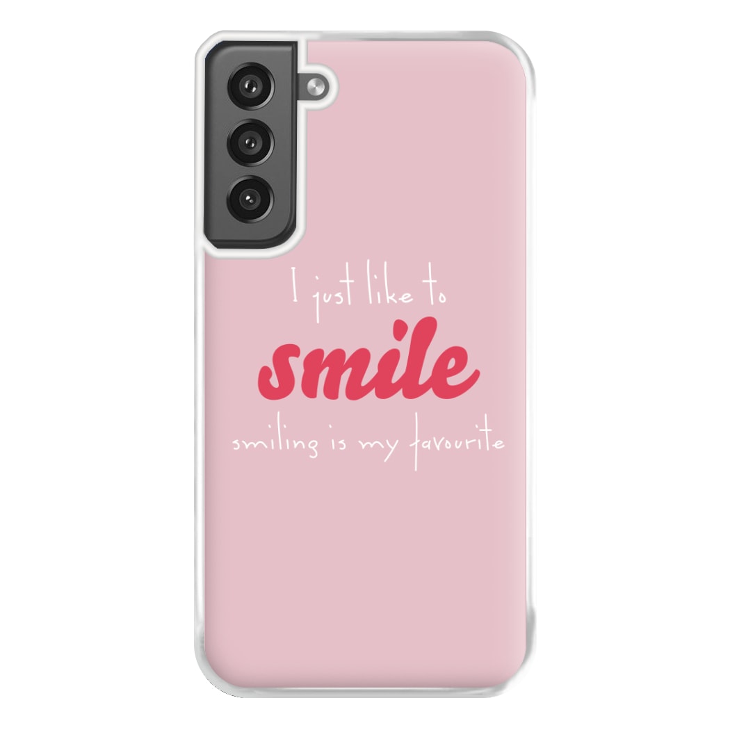 I Just Like To Smile - Elf Phone Case for Galaxy S21FE