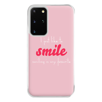 I Just Like To Smile - Elf Phone Case for Galaxy S20 Plus