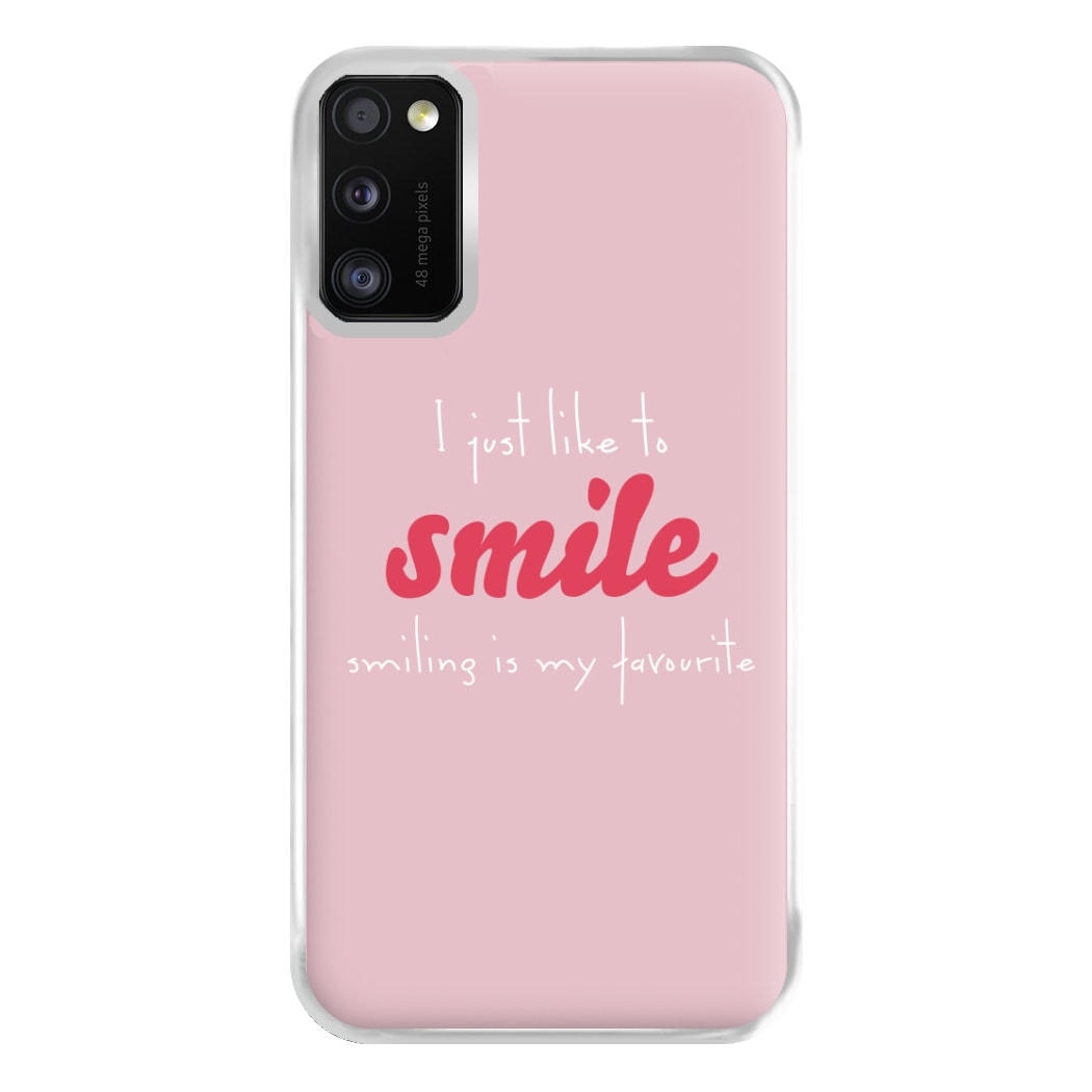 I Just Like To Smile - Elf Phone Case for Galaxy A41