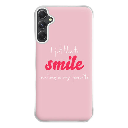 I Just Like To Smile - Elf Phone Case for Galaxy A34