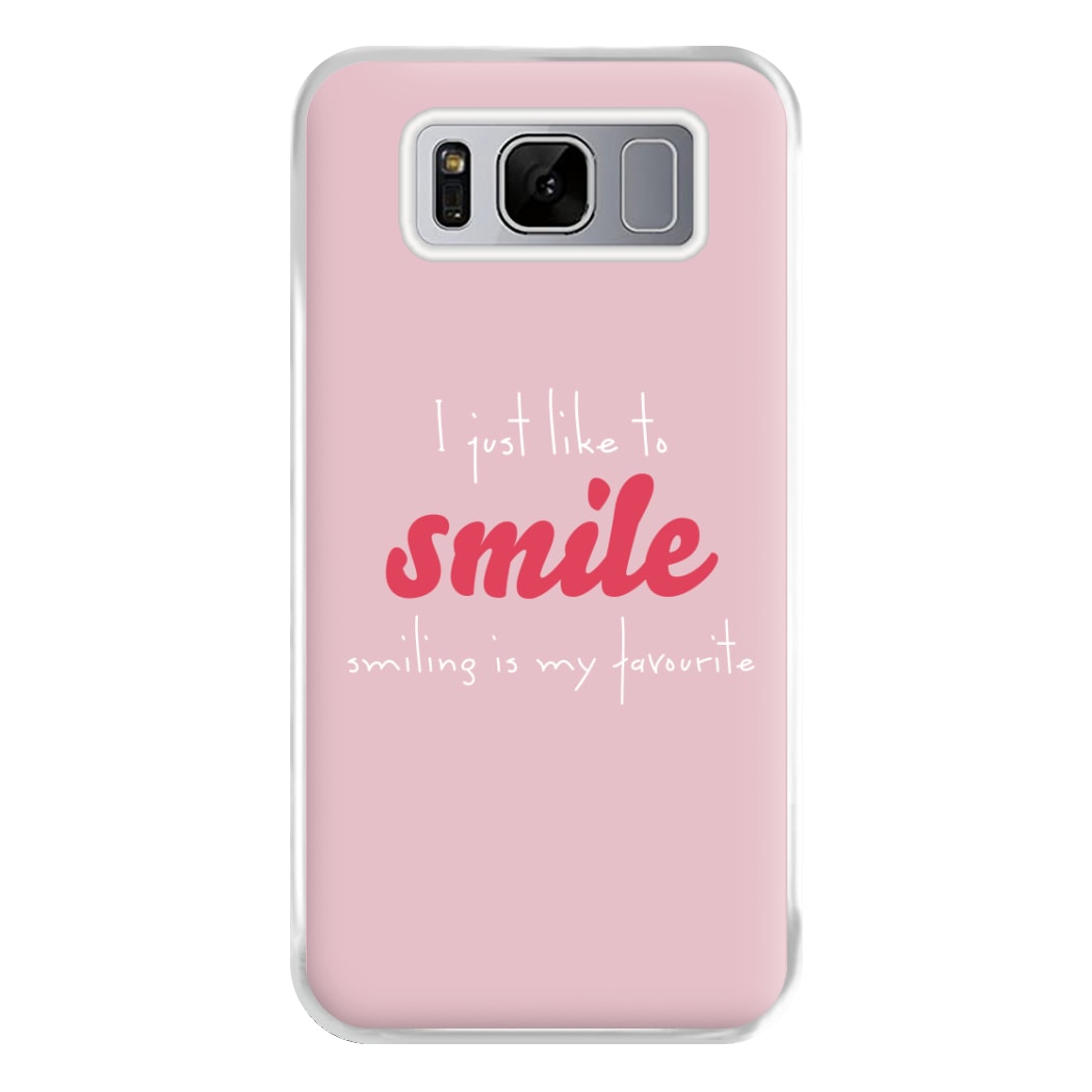 I Just Like To Smile - Elf Phone Case for Galaxy S8 Plus