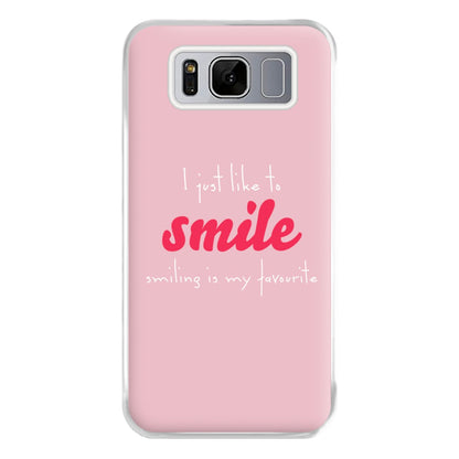 I Just Like To Smile - Elf Phone Case for Galaxy S8 Plus