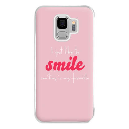 I Just Like To Smile - Elf Phone Case for Galaxy S9 Plus