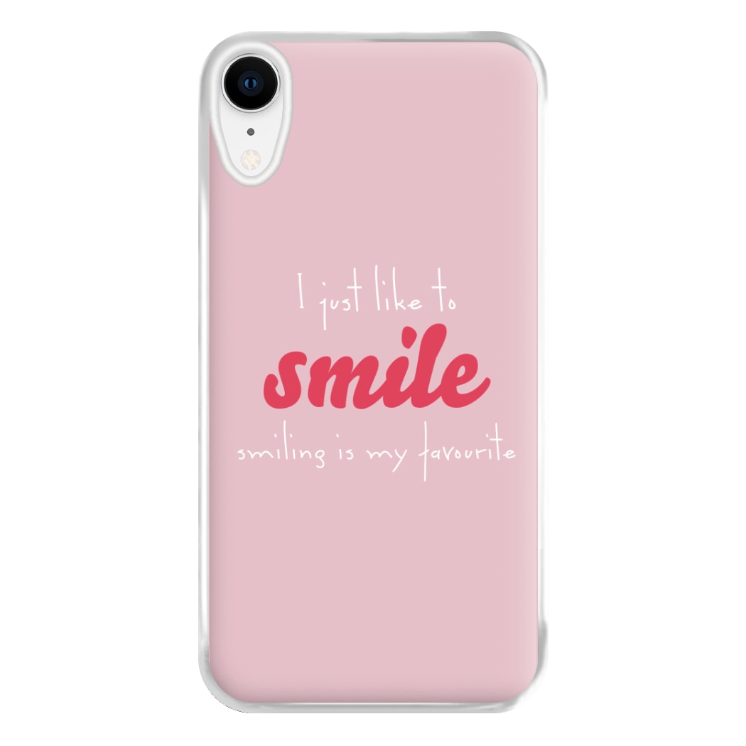 I Just Like To Smile - Elf Phone Case for iPhone XR