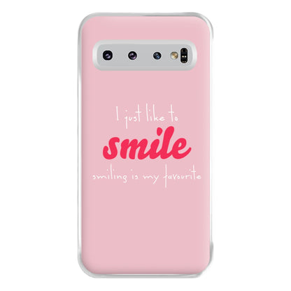 I Just Like To Smile - Elf Phone Case for Galaxy S10 Plus