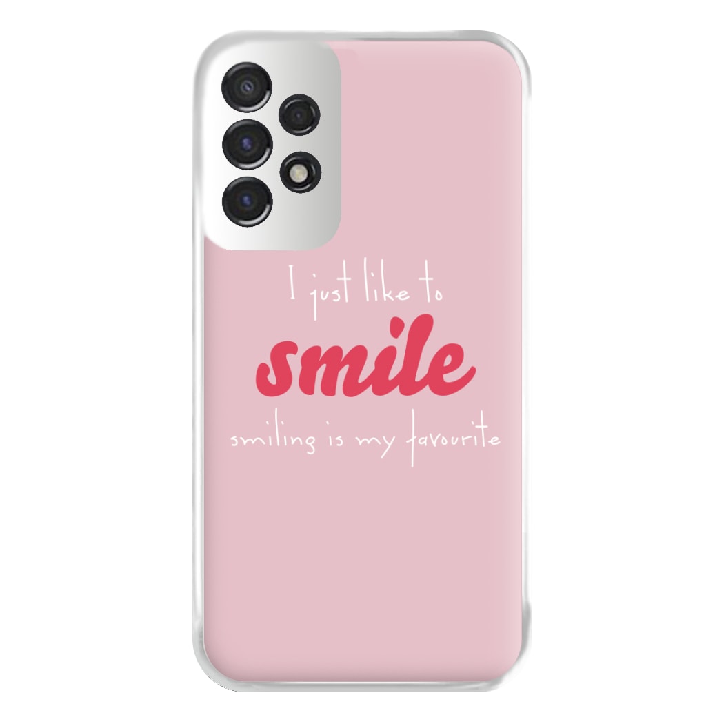 I Just Like To Smile - Elf Phone Case for Galaxy A53