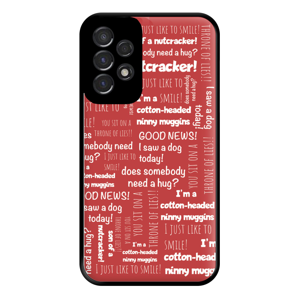 Elf Quotes Phone Case for Galaxy A53