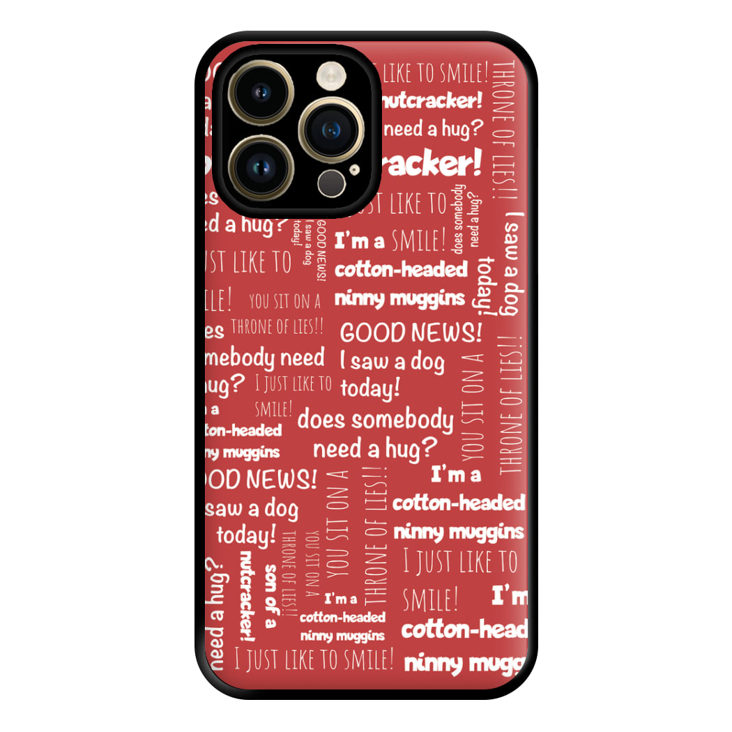 Elf Quotes Phone Case for iPhone 14 Pro Max