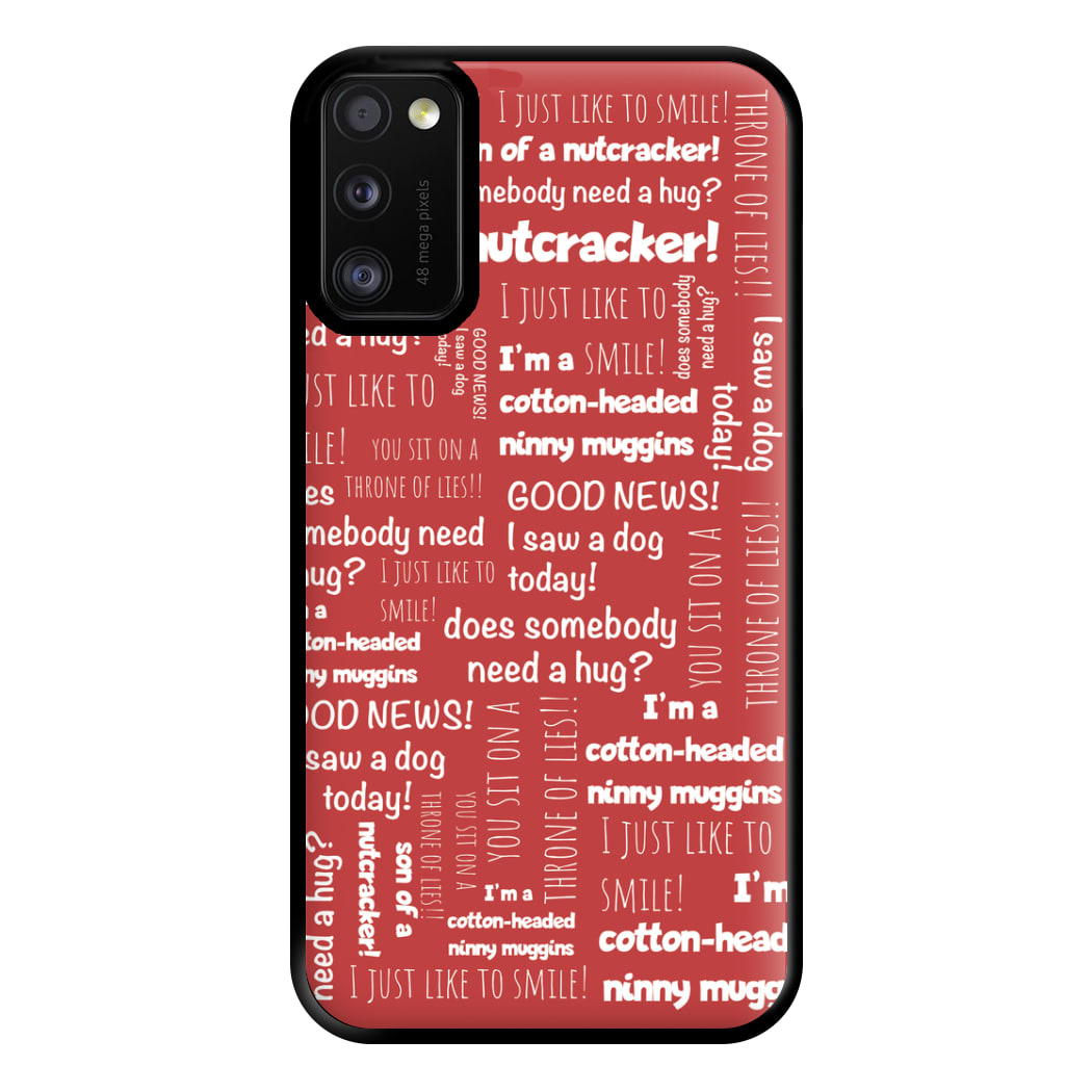 Elf Quotes Phone Case for Galaxy A41