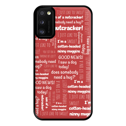 Elf Quotes Phone Case for Galaxy A41