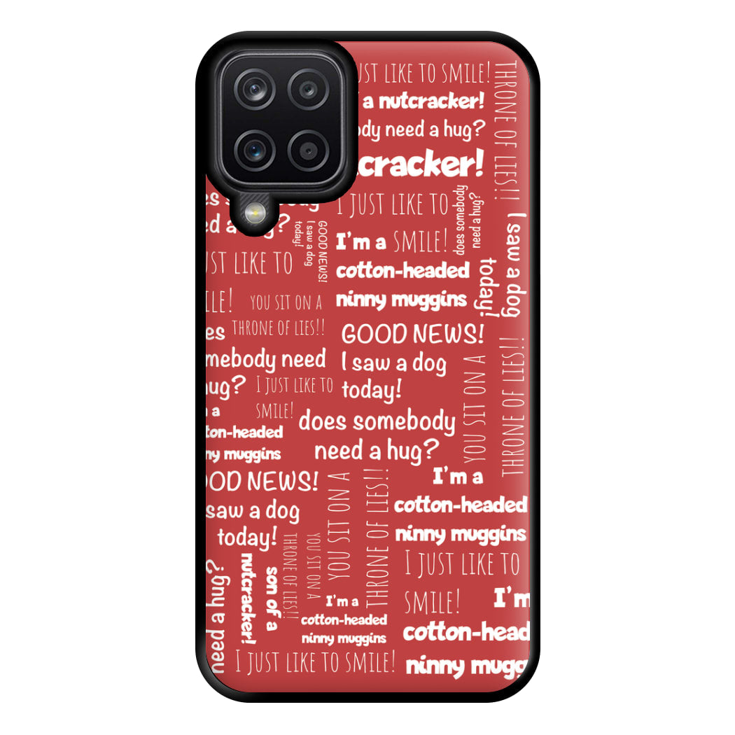 Elf Quotes Phone Case for Galaxy A12