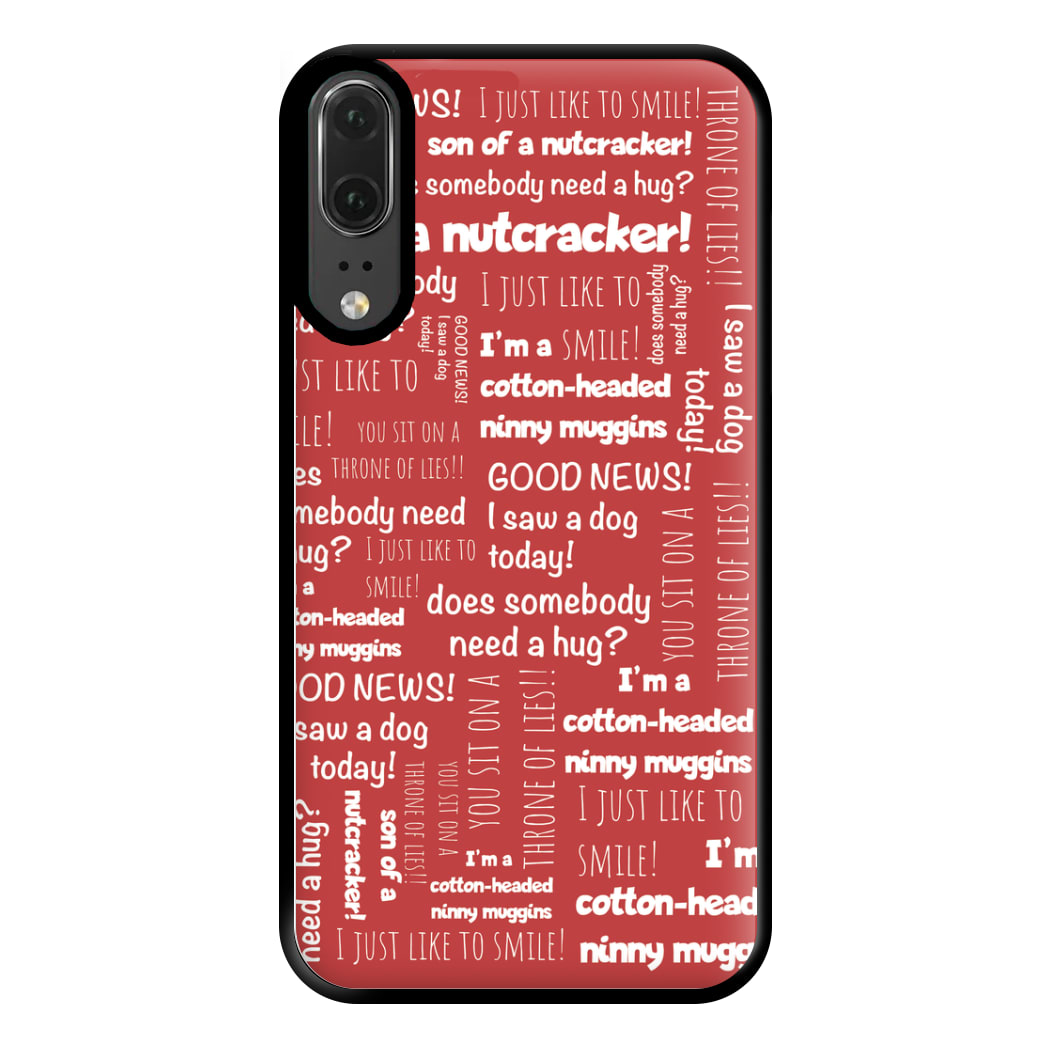 Elf Quotes Phone Case for Huawei P20