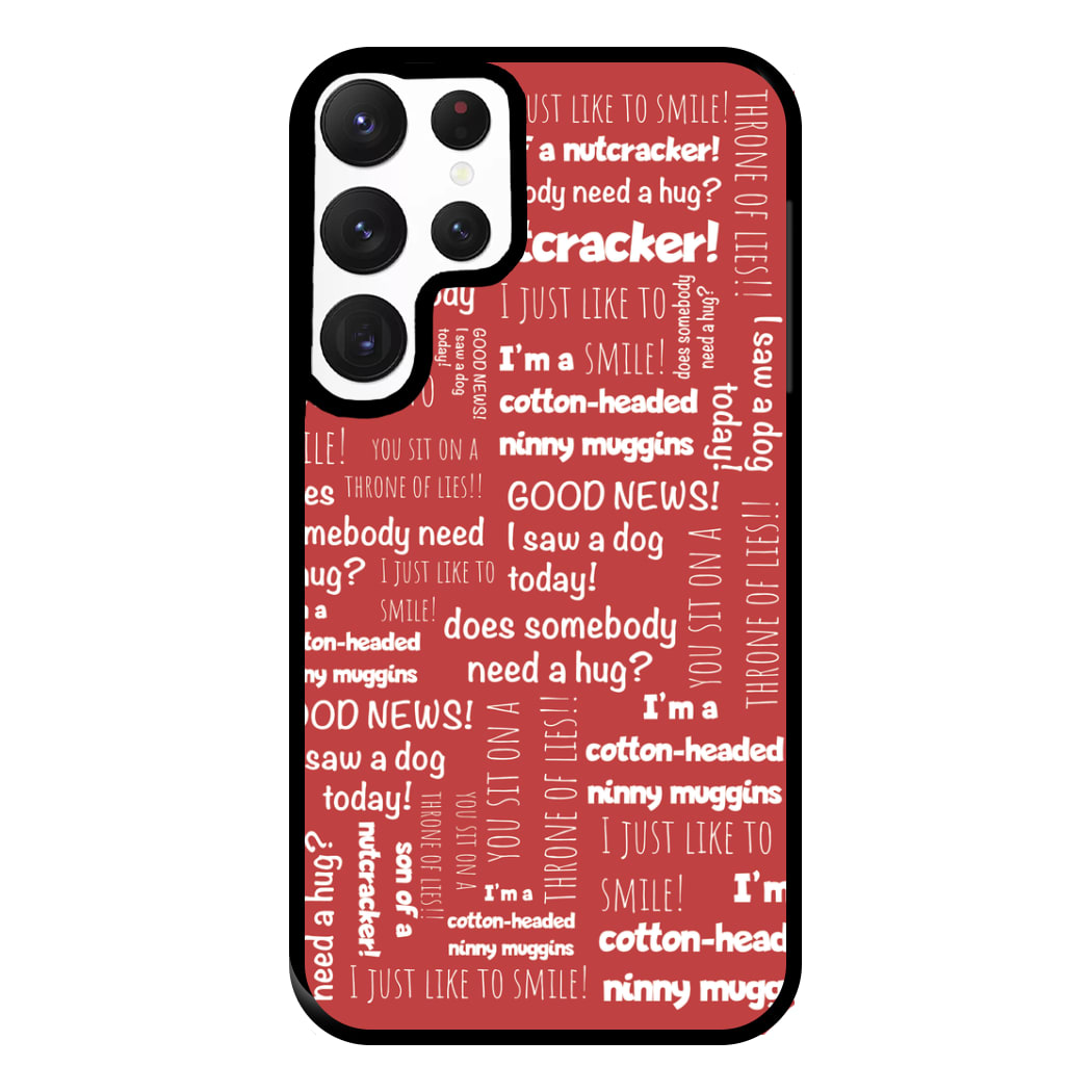 Elf Quotes Phone Case for Galaxy S22 Ultra