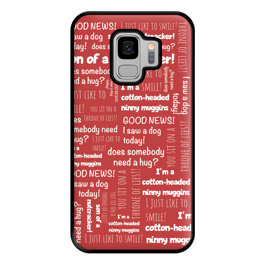 Elf Quotes Phone Case for Galaxy S9 Plus