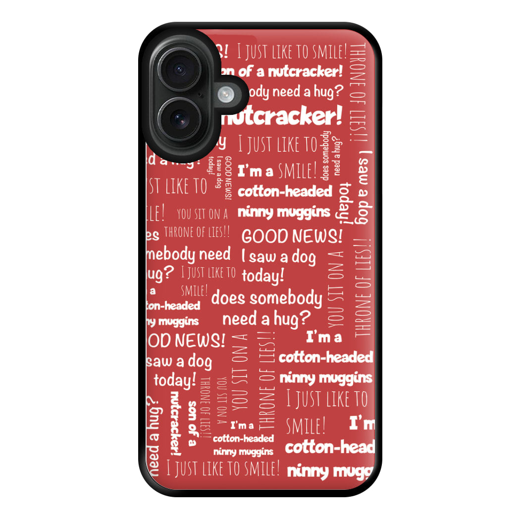 Elf Quotes Phone Case for iPhone 16 Plus