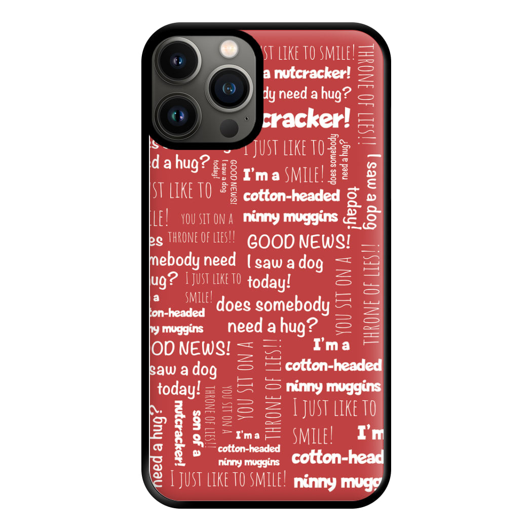 Elf Quotes Phone Case for iPhone 13 Pro Max