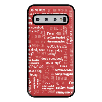 Elf Quotes Phone Case for Galaxy S10 Plus