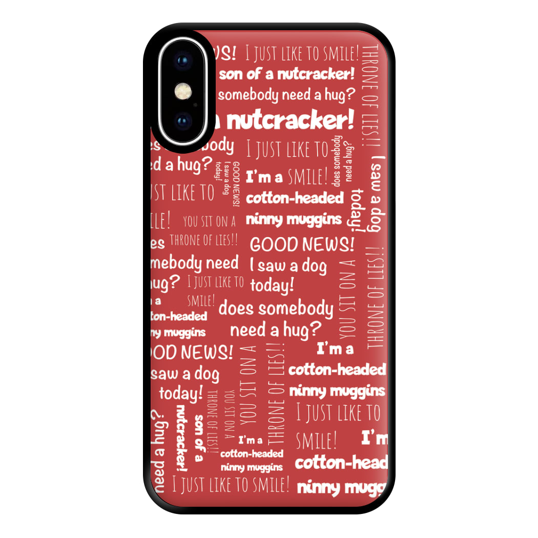 Elf Quotes Phone Case for iPhone XS Max