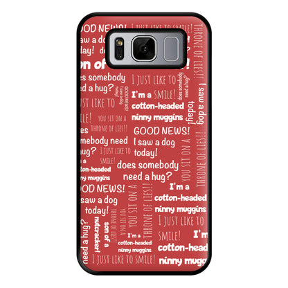 Elf Quotes Phone Case for Galaxy S8 Plus