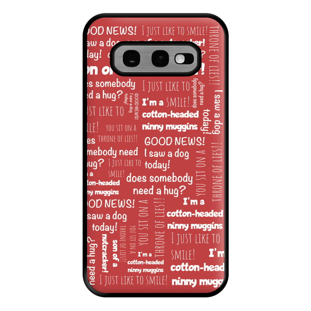 Elf Quotes Phone Case for Galaxy S10e