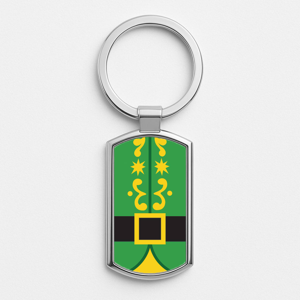 Elf Costume Silver Keyring
