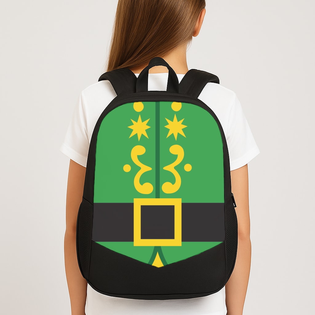 Elf Costume Large School Bag