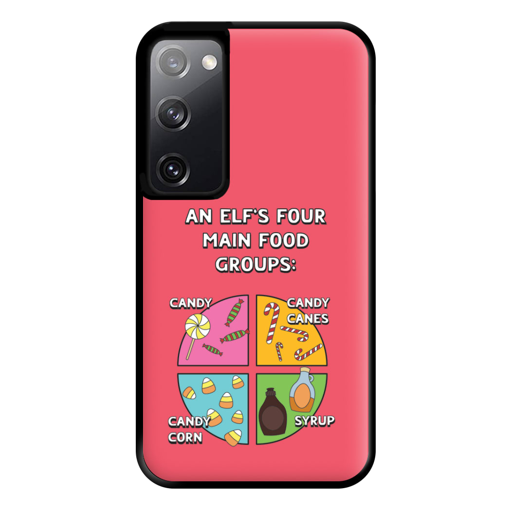 An Elf's Four Main Food Groups Phone Case for Galaxy S20