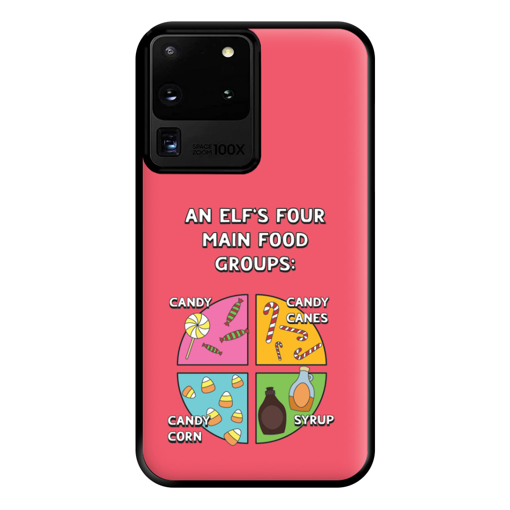 An Elf's Four Main Food Groups Phone Case for Galaxy S20 Ultra