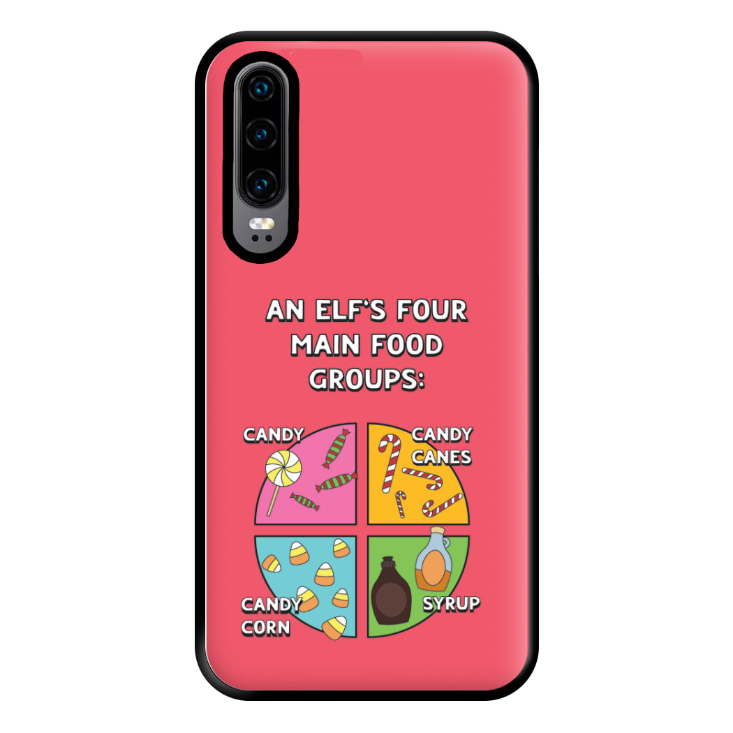 An Elf's Four Main Food Groups Phone Case for Huawei P30