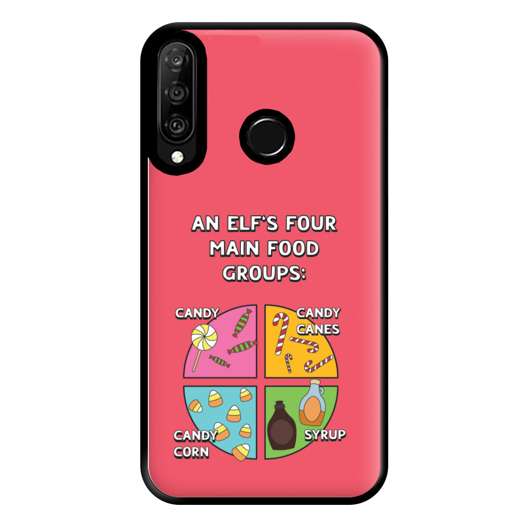 An Elf's Four Main Food Groups Phone Case for Huawei P30 Lite