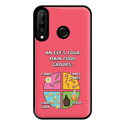 An Elf's Four Main Food Groups Phone Case for Huawei P30 Lite