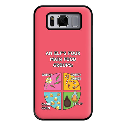 An Elf's Four Main Food Groups Phone Case for Galaxy S8 Plus