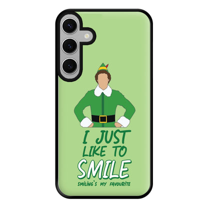 I Just Like To Smile Phone Case for Galaxy S24FE