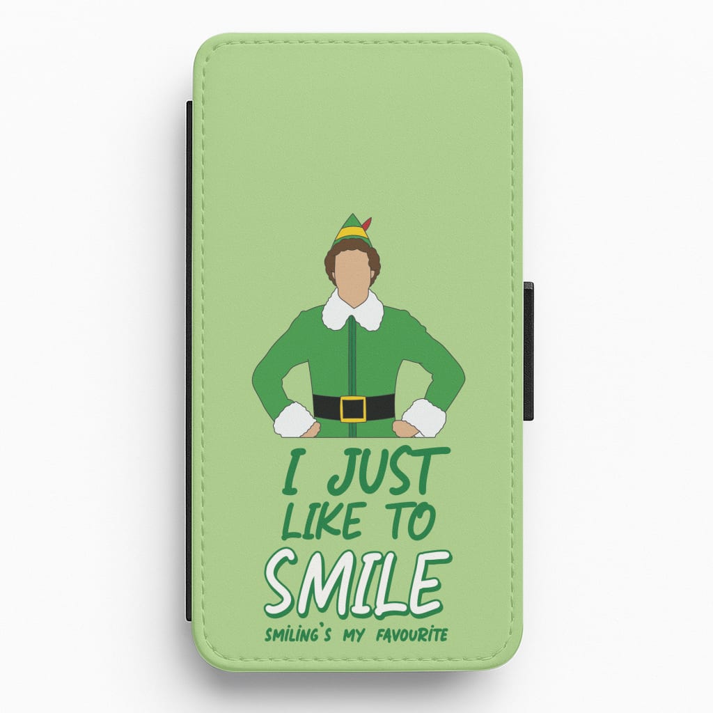 I Just Like To Smile Flip / Wallet Phone Case