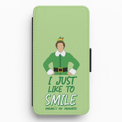 I Just Like To Smile Flip / Wallet Phone Case